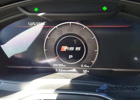 2019 Audi Rs 5 2.9T из США, поврежденный, VIN WUABWCF53KA903903